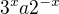 $3^x a 2^{-x}$