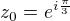 $z_0=e^{i\frac{\pi }{3}}$
