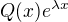 $Q(x)e^{\lambda x}$