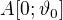 $A[0;\vartheta_0]$