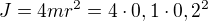 kopírovat do textarea $J=4mr^2=4 \cdot 0,1 \cdot 0,2^2$