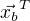 $\vec{x_b}^T$