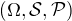 $(\rm{\Omega},\cal{S},P)$
