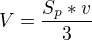 kopírovat do textarea $V=\frac{S_{p}*v}{3}$