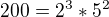 kopírovat do textarea $200 = 2^{3}*5^{2}$
