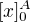 $[x]_0^A$