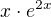 $x\cdot e^{2x}$