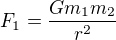 kopírovat do textarea $F_1=\frac{Gm_1m_2}{r^2}$