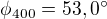 $\phi_{400} = 53,0^\circ$