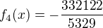 kopírovat do textarea $f_4(x)=-\frac{332122}{5329}$