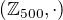 $(\mathbb{Z}_{500},\cdot )$