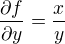kopírovat do textarea $\frac {\partial f} {\partial y} = \frac{x}{y}$