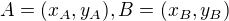 kopírovat do textarea $A=(x_{A},y_{A}),B=(x_{B},y_{B})$