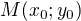 $M(x_0;y_0)$
