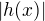 $|h(x)|$