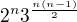 $2^n3^{\frac{n(n-1)}{2}}$