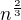 $n^{\frac{2}{3}}$