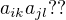 $a_{ik}a_{jl}??$