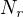 $N_{r}$