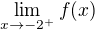 $\lim_{x\to-2^+}f(x)$