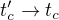 $t_c' \rightarrow t_c$