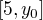 $[5,y_0]$