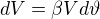kopírovat do textarea $dV=\beta Vd\vartheta $