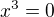 kopírovat do textarea $x^{3}=0$