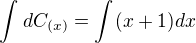 kopírovat do textarea $\int_{}^{}dC_{(x)}=\int_{}^{}(x+1)dx$