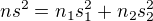 $ns^2=n_1s_1^2+n_2s_2^2$