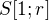 $S[1;r]$