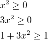 kopírovat do textarea $x^{2}\ge 0\nl 3x^{2}\ge 0\nl 1+3x^{2}\ge 1$