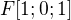 $F[1;0;1]$