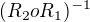 $(R_{2} o R_{1})^{-1}$