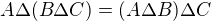 kopírovat do textarea $A \Delta (B \Delta C) = (A \Delta B) \Delta C$