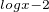 $^{logx-2}$