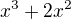 $x^3+2x^2$