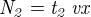 kopírovat do textarea ${\it N_2}={\it t_2}\,{\it vx}$