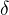 $ \mathrm{\delta}$