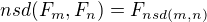 $nsd (F_{m},F_{n})=F_{nsd(m,n)}$