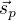 $\vec{s}_{p}$