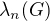 $\lambda_n(G)$