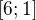$[6;1]$