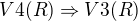 $V4(R)\Rightarrow V3(R)$