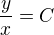kopírovat do textarea $\frac{y}{x} = C$