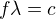 $f\lambda=c$