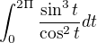 kopírovat do textarea $\int_{0}^{2\Pi }\frac{\sin ^{3}t}{\cos ^{2}t}dt$