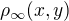 $\rho_{\infty}(x,y)$