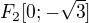 $F_2[0;-\sqrt3]$