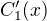 $C^\prime_1(x)$